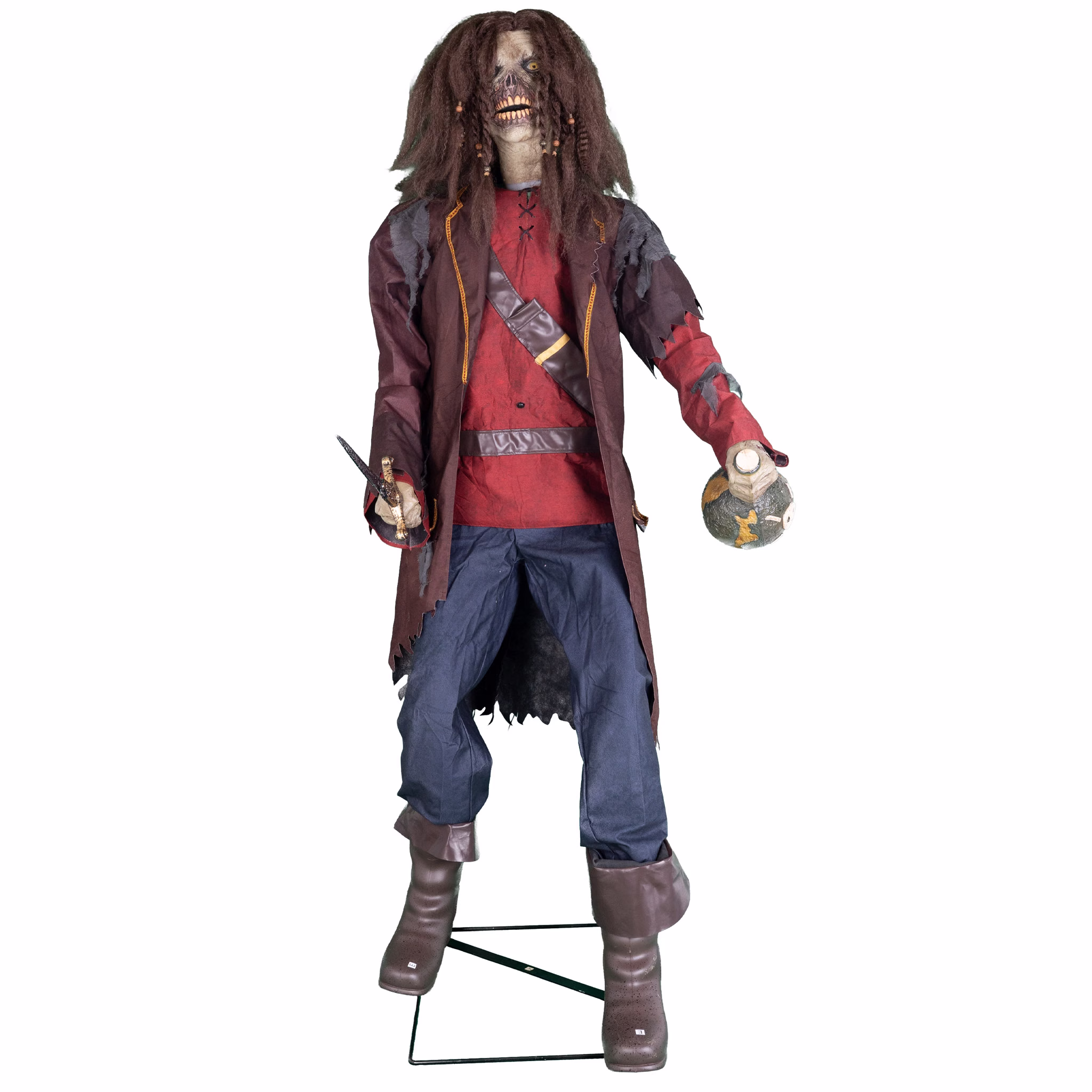 Halloween zombie pirát, 183 cm