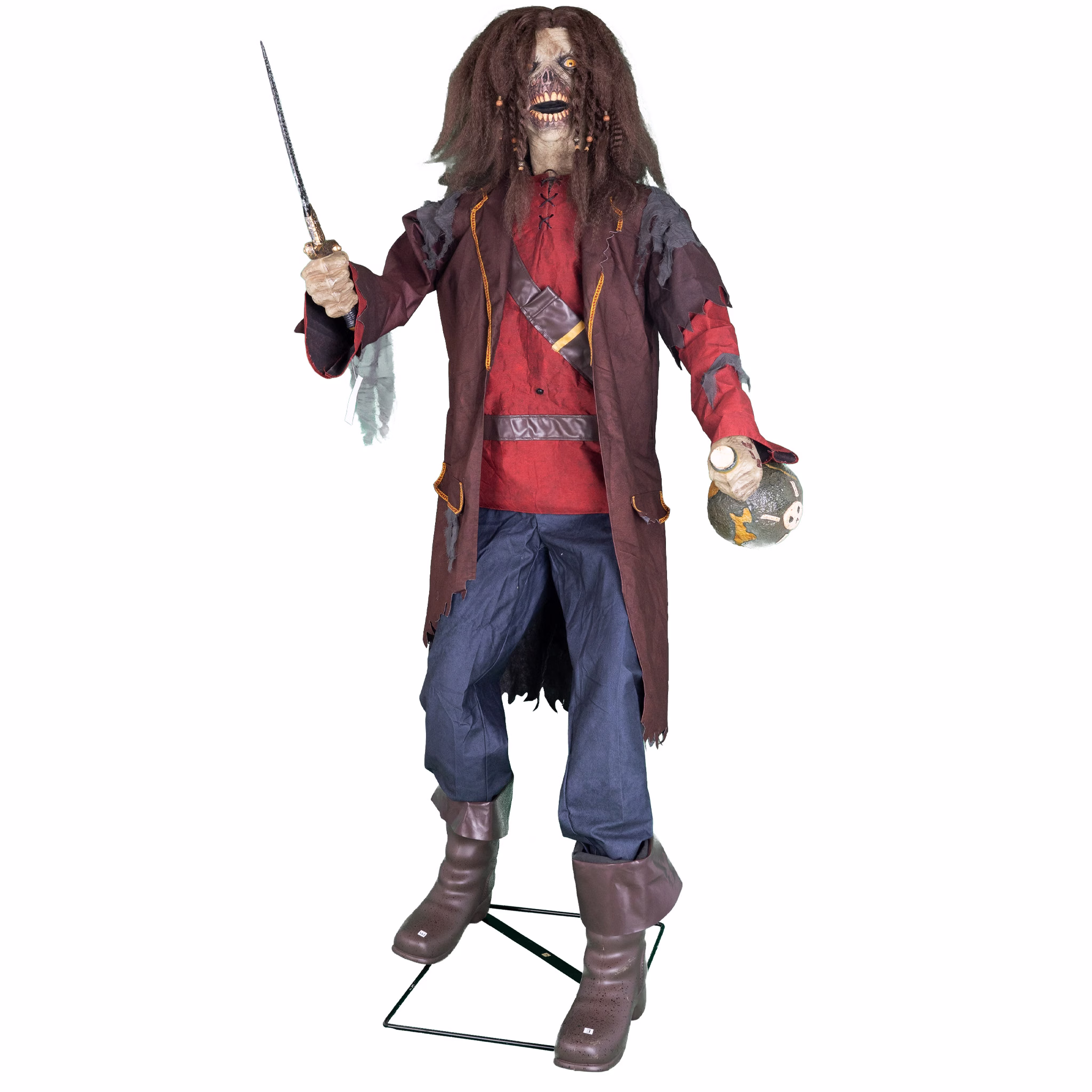 Halloween zombie pirát, 183 cm - Obrázek 3