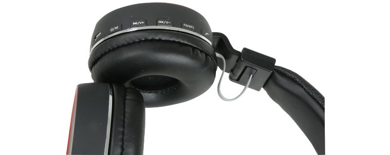 AV:link PBH-10 bezdrátová Bluetooth SD sluchátka, černá - Obrázek 3