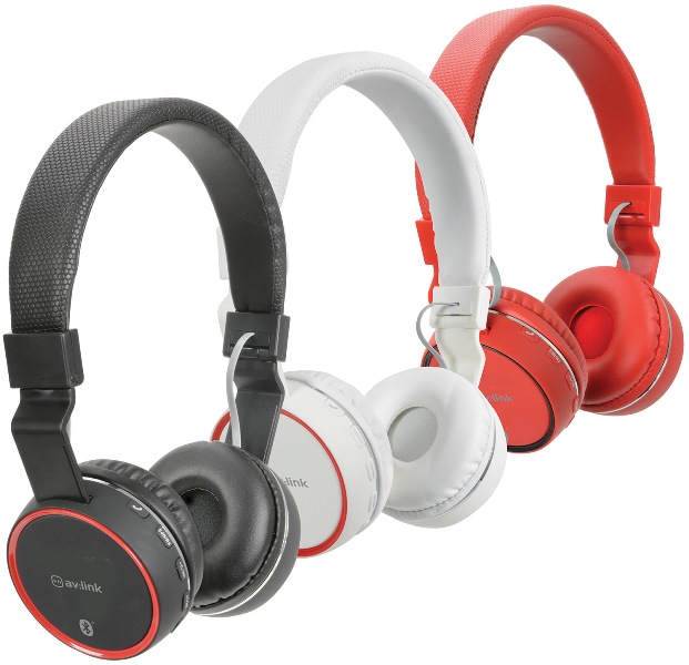 AV:link PBH-10 bezdrátová Bluetooth SD sluchátka, černá - Obrázek 8