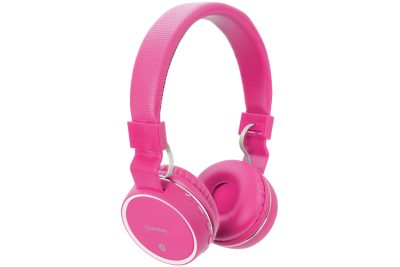 AV:link PBH-10 bezdrátová Bluetooth SD sluchátka, růžová
