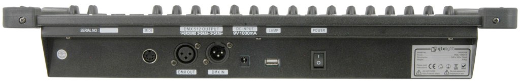 QTX Kontrolér DM-X16, 192 kanálů - Obrázek 3