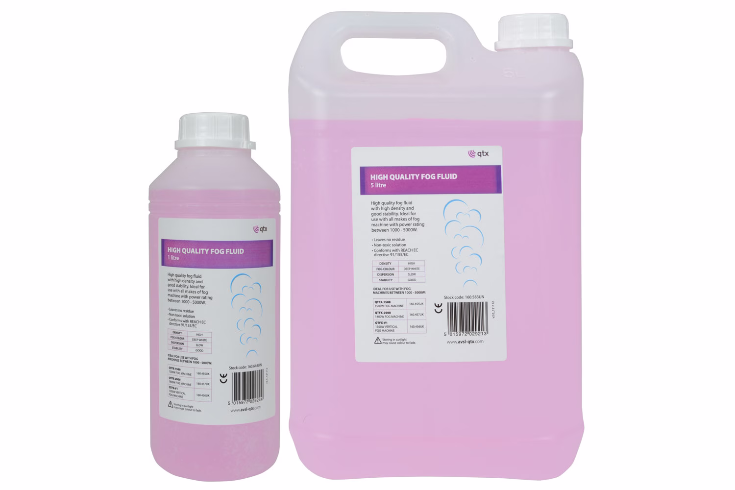 QTX náplň do výrobníků mlhy růžová, 5L - Obrázek 4