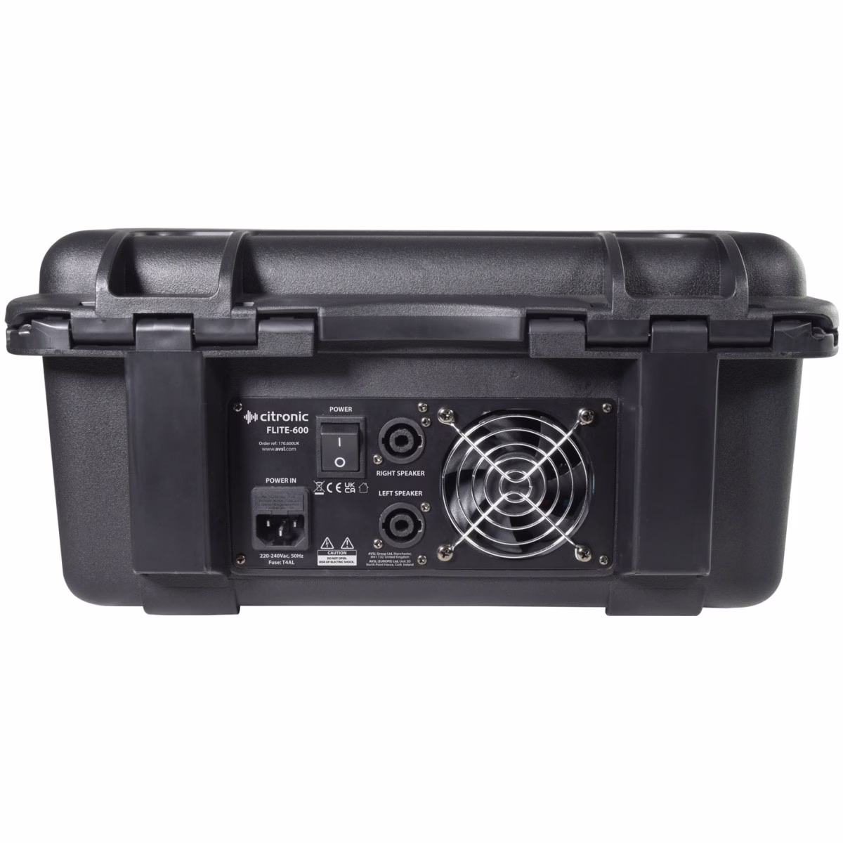 Citronic FLITE-600 aktivní mixážní pult 2x 300W, 2x UHF mikrofon, DSP efekty - Obrázek 4