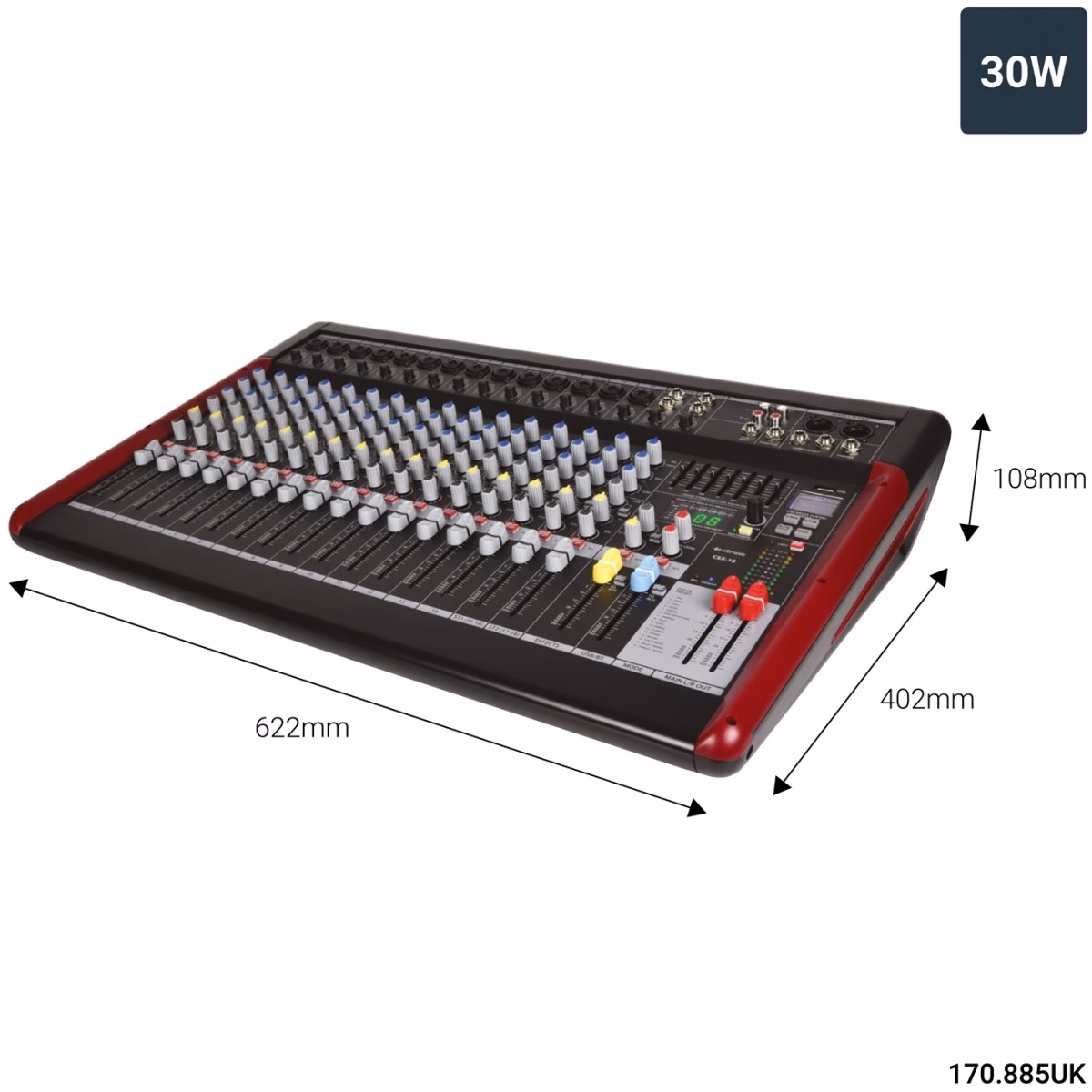 Citronic CSX-18 Profesionální mixážní pult - Obrázek 14