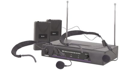 QTX VN2, 2-kanálový bezdrátový mikrofonní set 174,1 MHz / 175,0 MHz