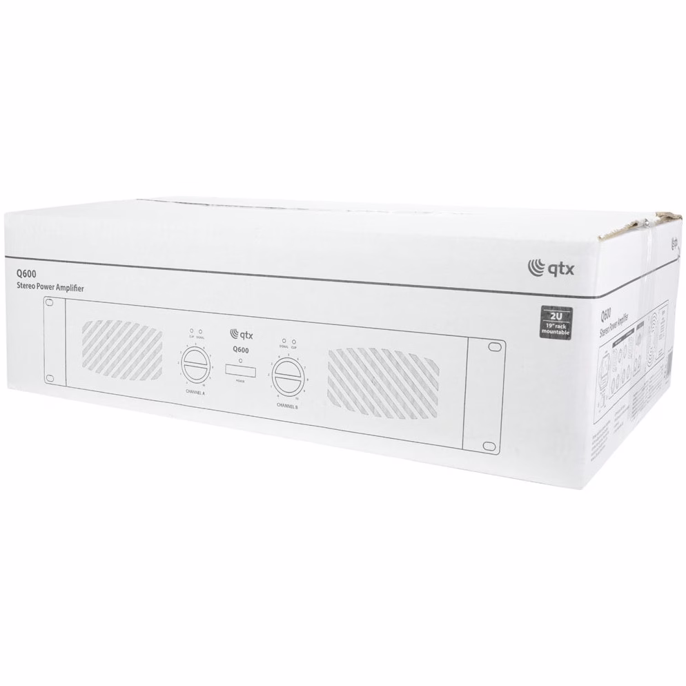 QTX Q-600, zesilovač 2x 300W - Obrázek 11