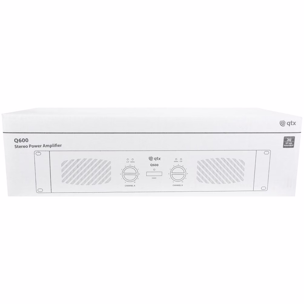 QTX Q-600, zesilovač 2x 300W - Obrázek 12