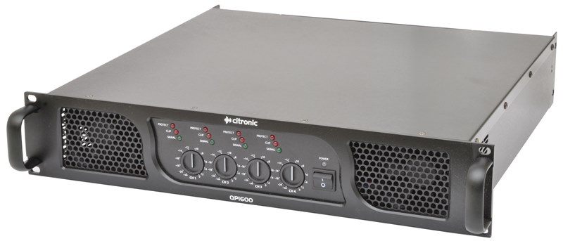 Citronic QP1600, 4 kanálový zesilovač, 4 x 400W - Obrázek 5
