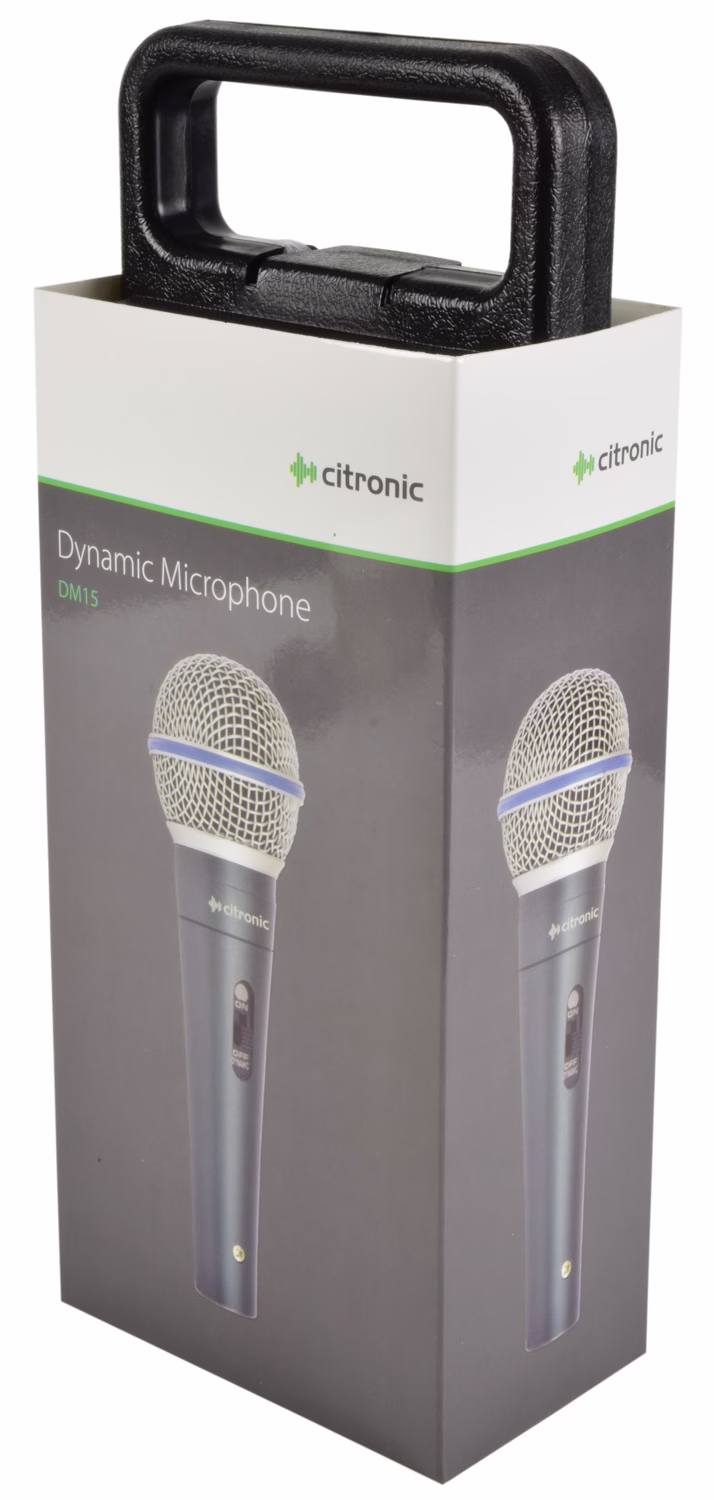 Citronic DM15, dynamický mikrofon, kovové tělo - Obrázek 16