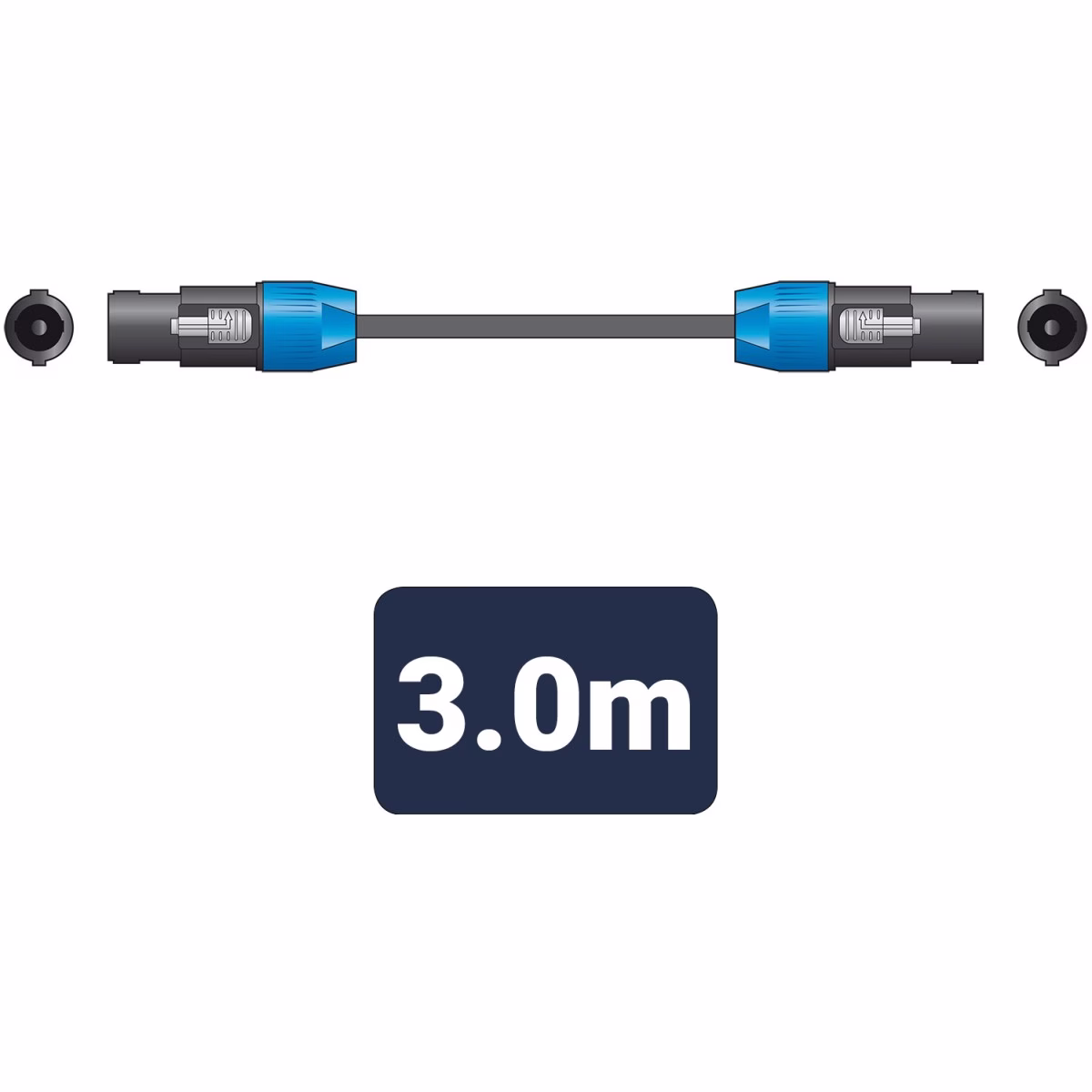 Citronic SPK-SPK300, reproduktorový kabel SPK/SPK, 2x 1,5 mm, 3 m