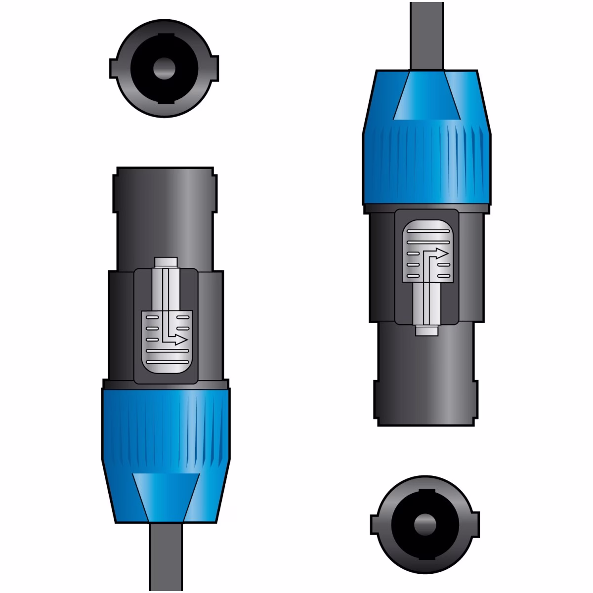 Citronic SPK-SPK300, reproduktorový kabel SPK/SPK, 2x 1,5 mm, 3 m - Obrázek 3