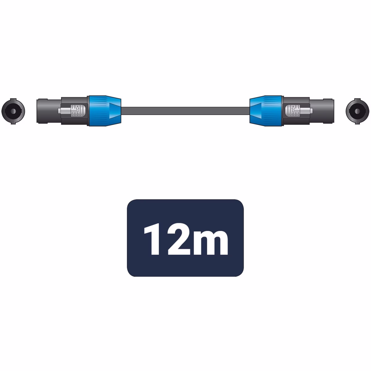 Citronic SPK-SPK1200, reproduktorový kabel SPK/SPK, 2x 1,5 mm, 12 m