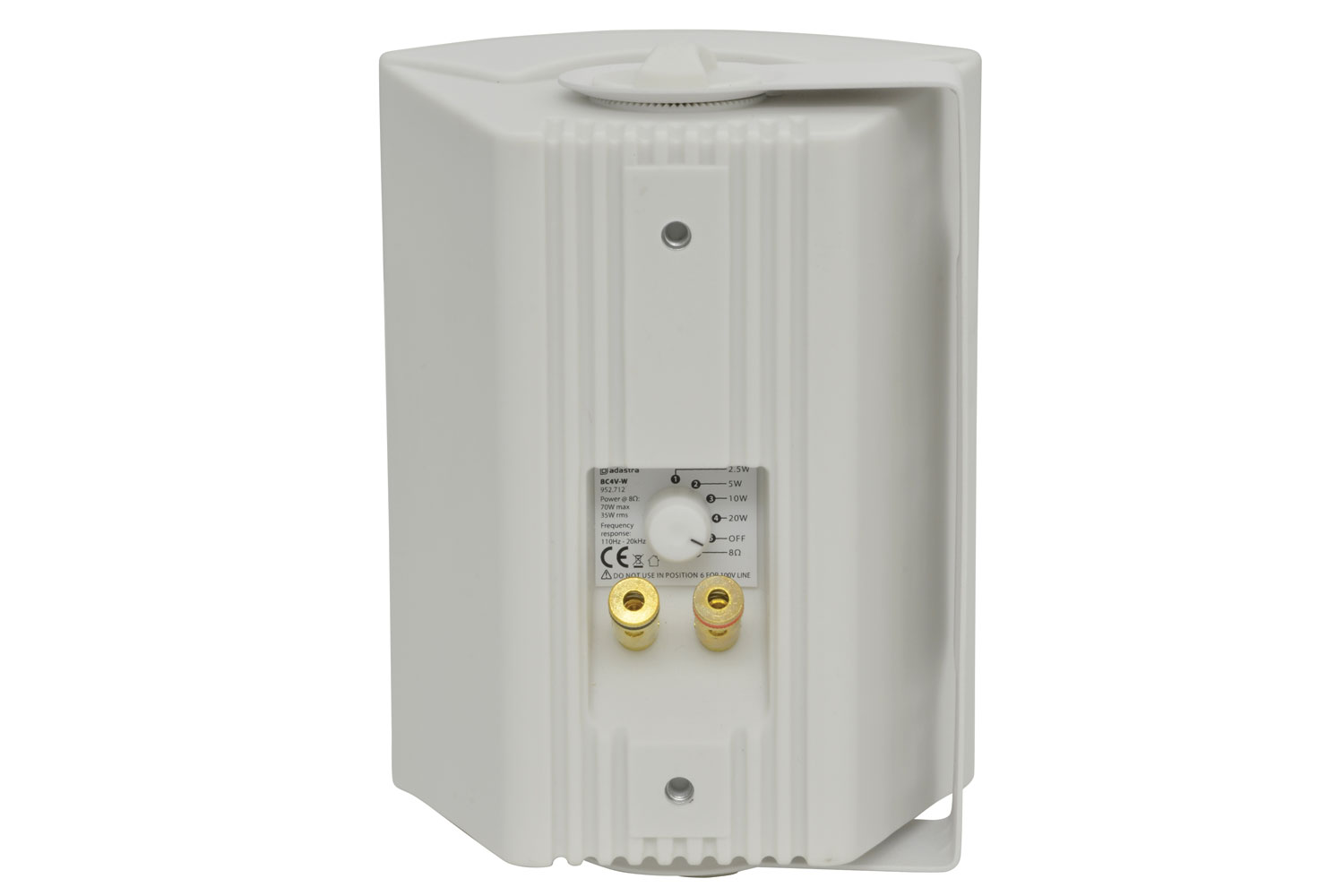 Adastra BC4V, 100V nástěnný 4" reprobox, 35W, bílý - Obrázek 5
