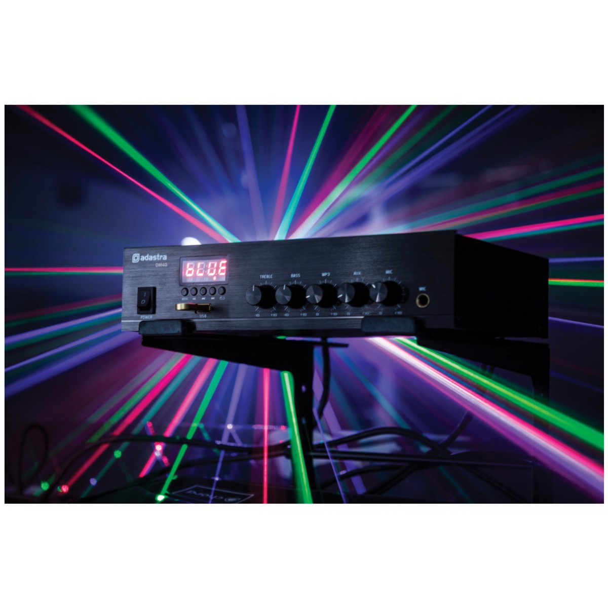 Adastra DM40, digitální 100V mixážní zesilovač, 40W, BT/MP3/FM - Obrázek 4