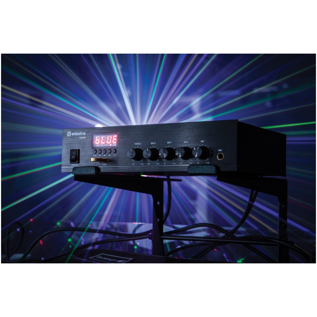 Adastra DM40, digitální 100V mixážní zesilovač, 40W, BT/MP3/FM - Obrázek 6