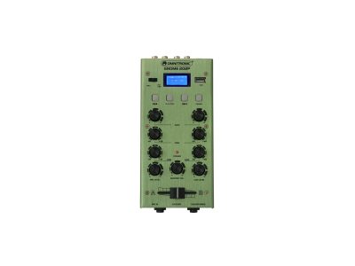 Omnitronic GNOME-202P, 2-kanálový, USB, MP3, Bluetooth, zelený