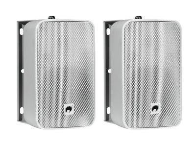 Omnitronic ODP-204T nástěnný 4" reproduktor 40W, 100V, IP65, bílý, cena / pár