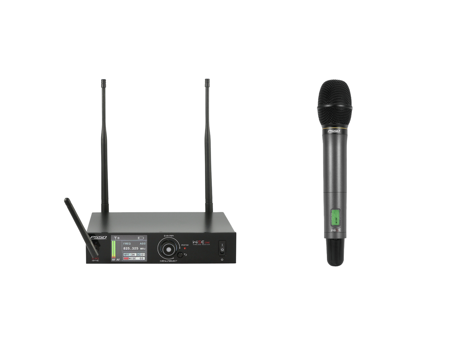 PSSO Set WISE ONE+dyn.mikr., 1-kanálový bezdrátový mikrofonní set 823-832 MHz / 863-865 MHz
