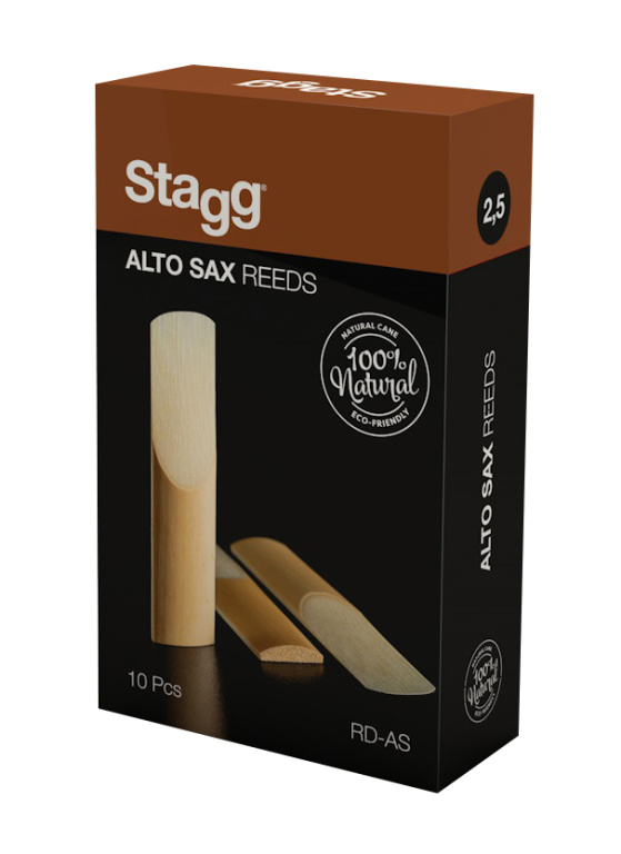 Stagg RD-AS 2,5, plátky pro alt saxofon, 10 ks