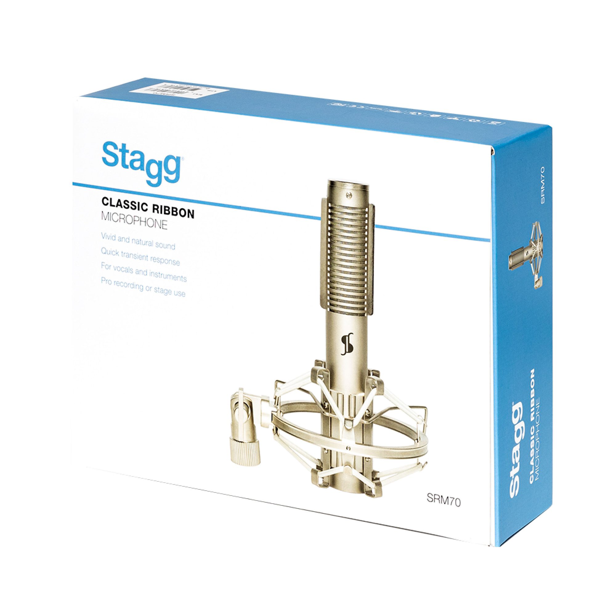 Stagg SRM70, studiový mikrofon RIBBON - Obrázek 6