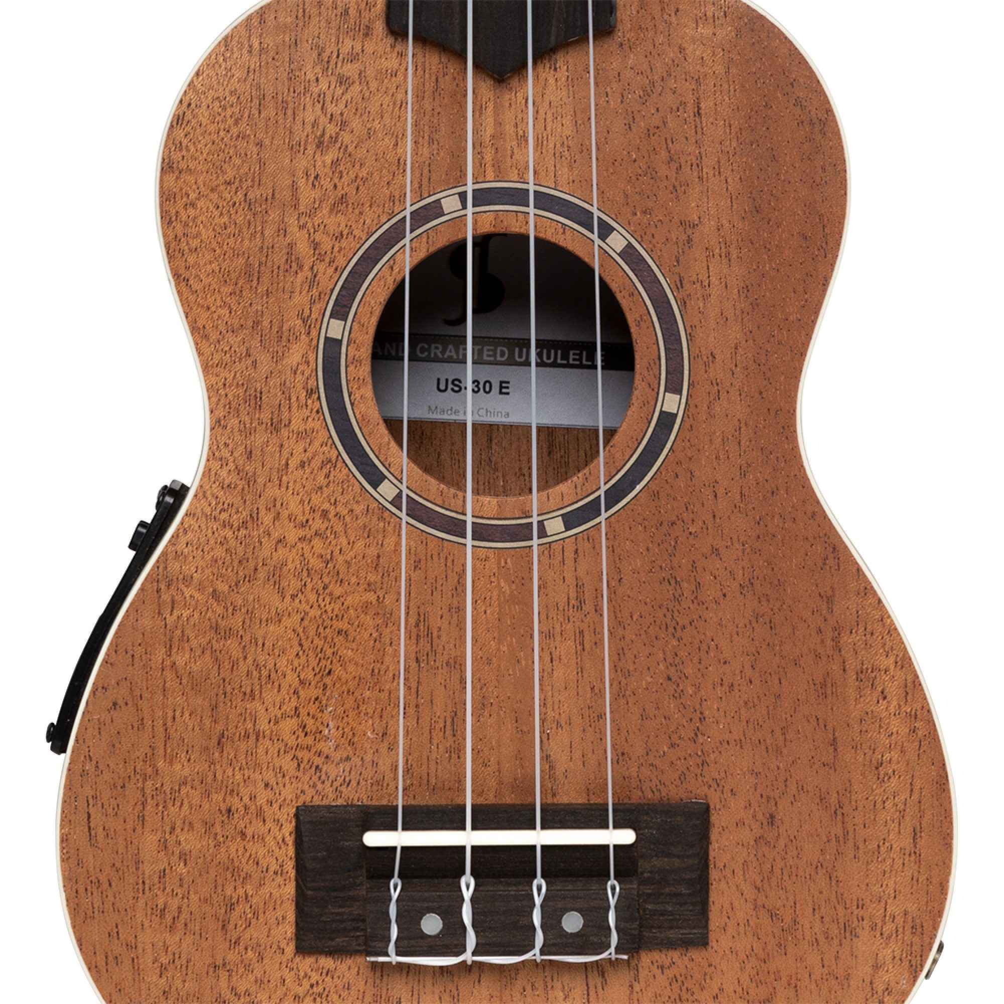 Stagg US-30 E, elektroakustické sopránové ukulele s pouzdrem - Obrázek 3