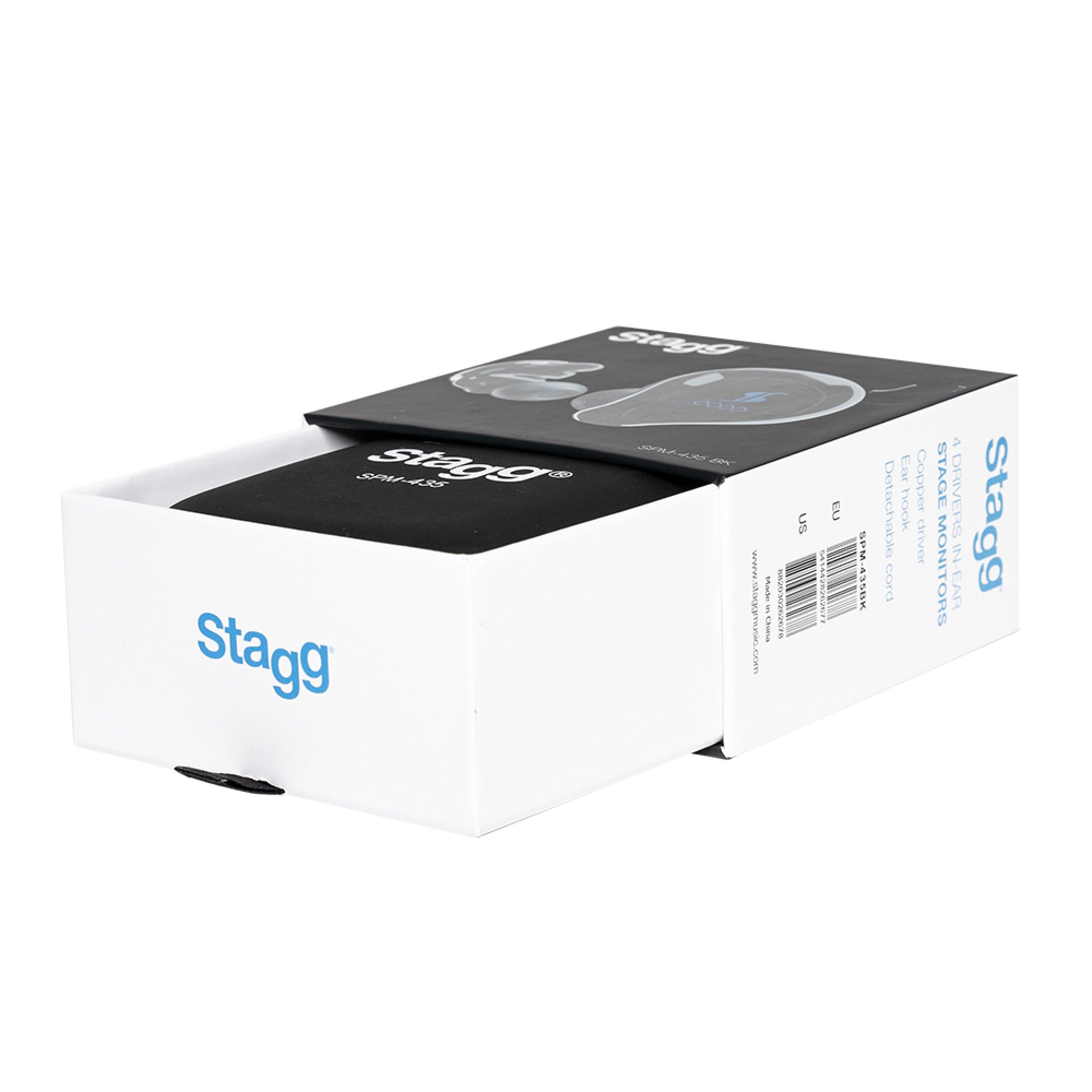 Stagg SPM-435 TR, 4-driver in-ear sluchátka, transparentní - Obrázek 7