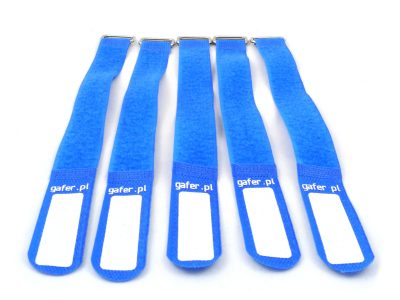 Gafer.pl Tie Straps, vázací pásky, 25x260mm, 5 ks, modré