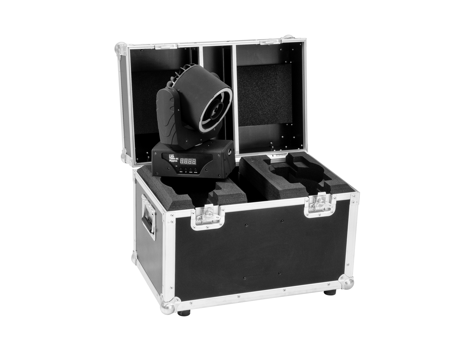 Roadinger Transportní Case pro 2x LED Eurolite LED TMH-41, otočná hlavice - Obrázek 5