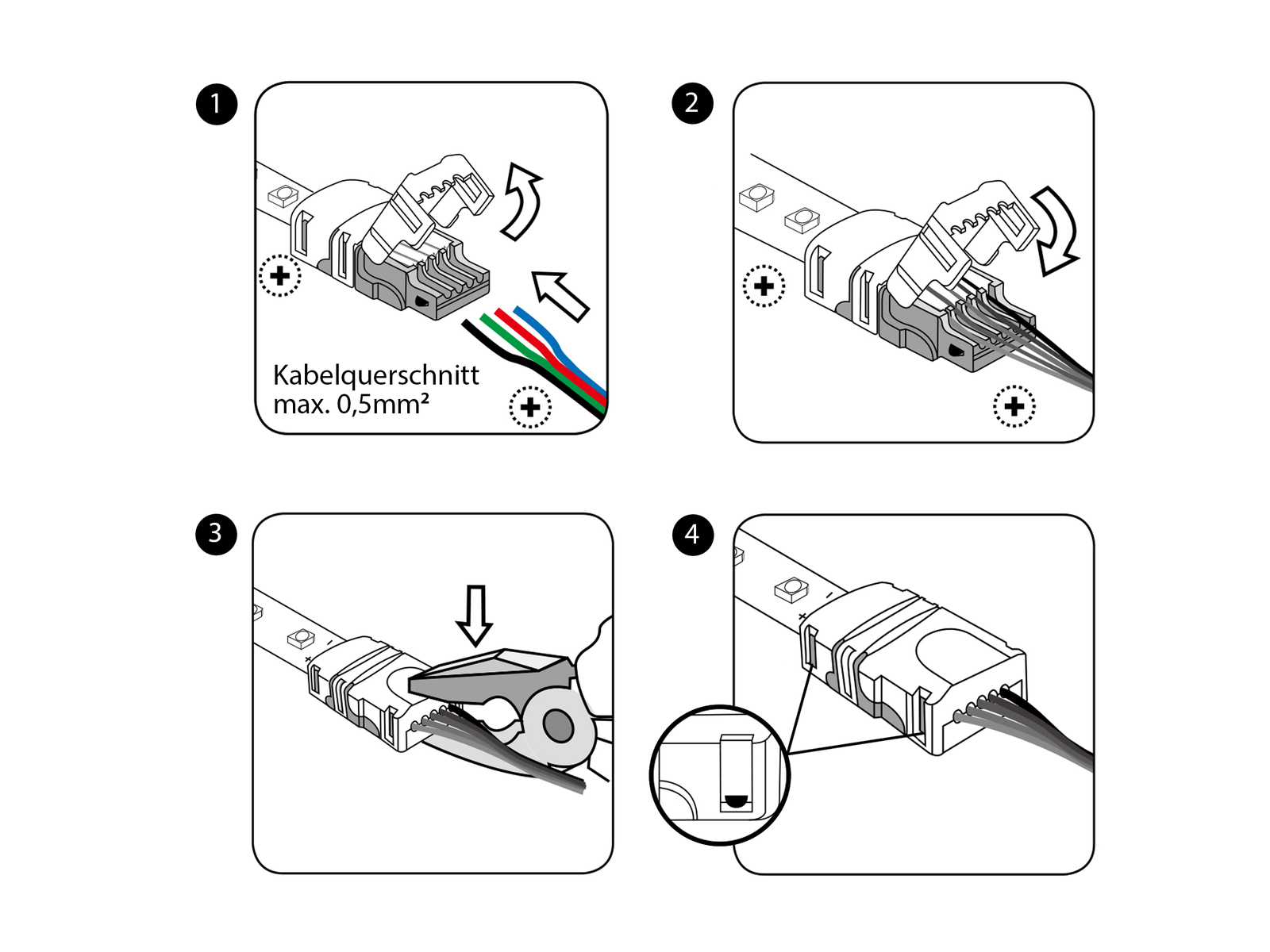 Eurolite LED Strip, 5-pinový napájecí konektor, 12 mm - Obrázek 3