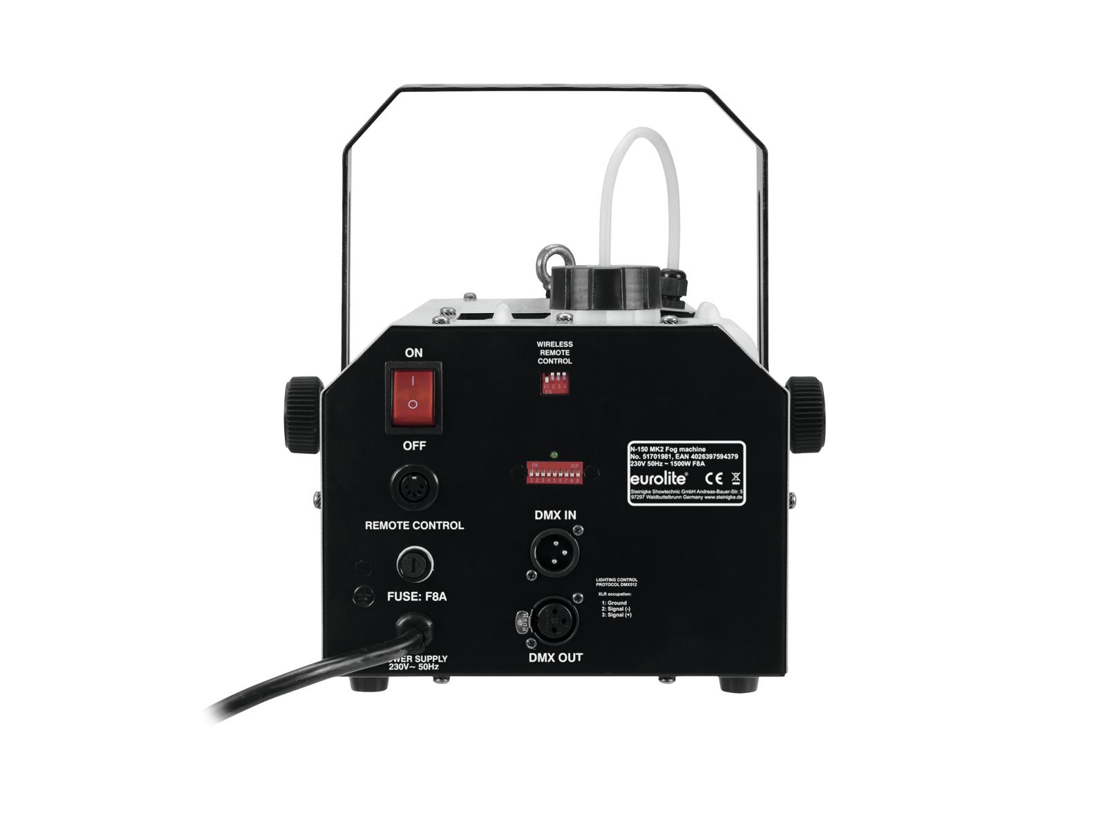 Eurolite N-150 MK2 výrobník mlhy, DMX IR - Obrázek 3