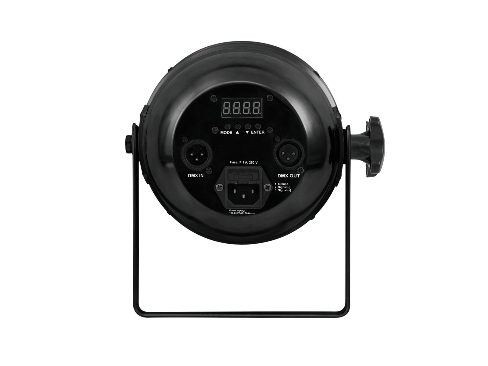 Eurolite LED PAR-56, 9x10W HCL, DMX, IR, černý - Obrázek 4