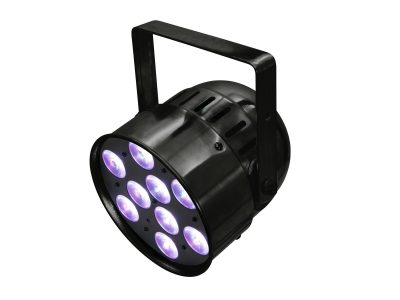 Eurolite LED PAR-56, 9x8W QCL, krátký černý