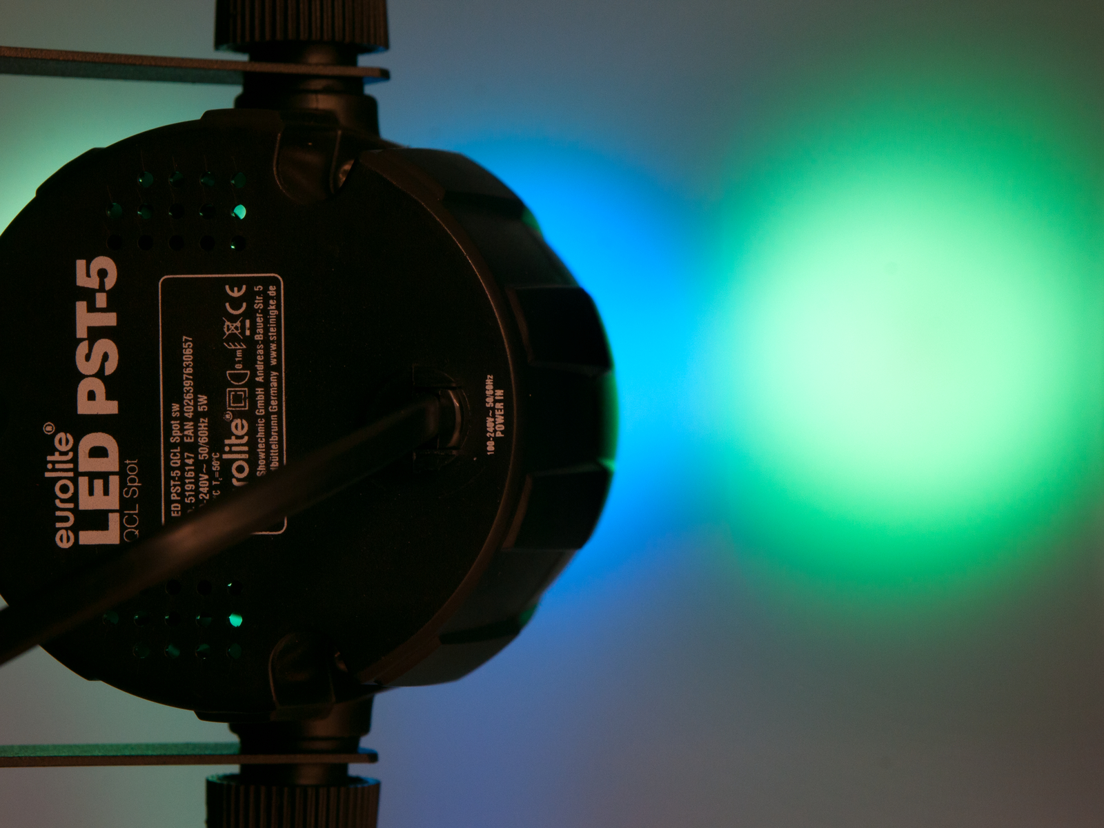 Eurolite LED PST-5 Spot reflektor, 1x5W QCL, IR, černý - Obrázek 7