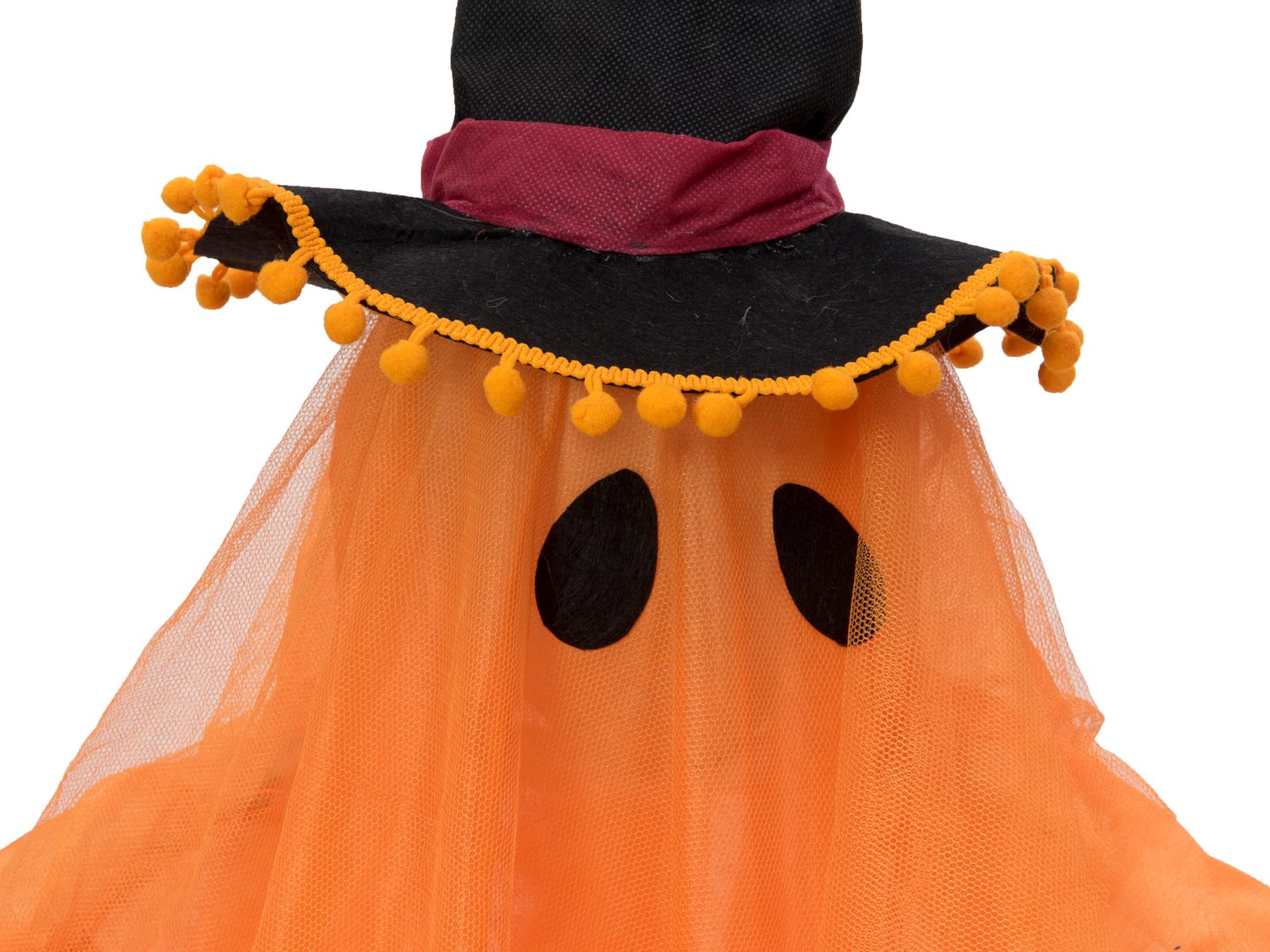 Halloween duch s čarodějnickým kloboukem, 150 cm - Obrázek 2