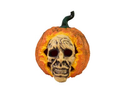 Halloween dýňová lebka, 26 cm