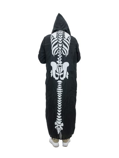 Halloween kostým kostlivce s kápí
