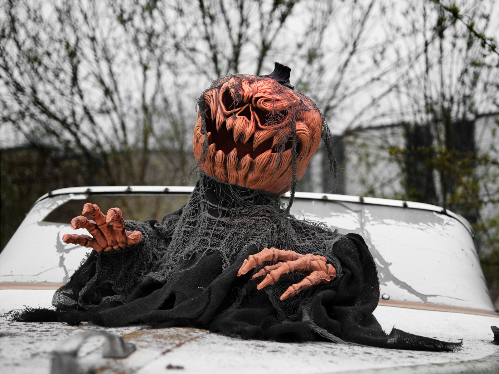 Halloween dýňové zombie torzo, 50 cm - Obrázek 3