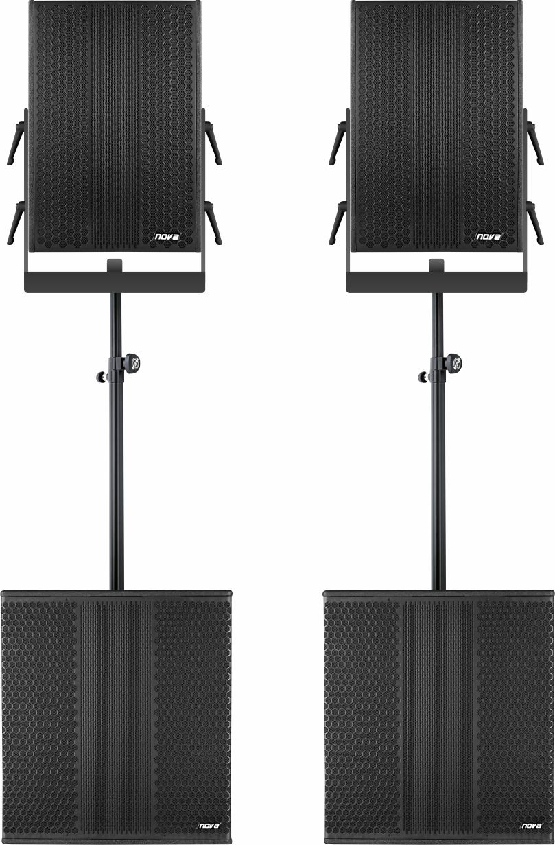 nova MAXLINE 801 PLUS aktivní PA systém, 4100W