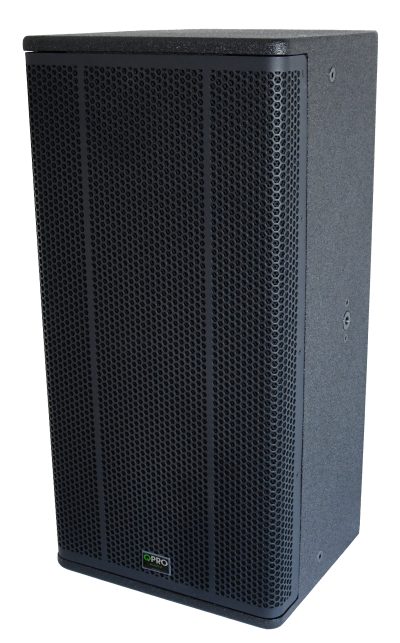 QPro P-213, 2x10" 3-pásmový reproduktor, IP54, 1200W RMS