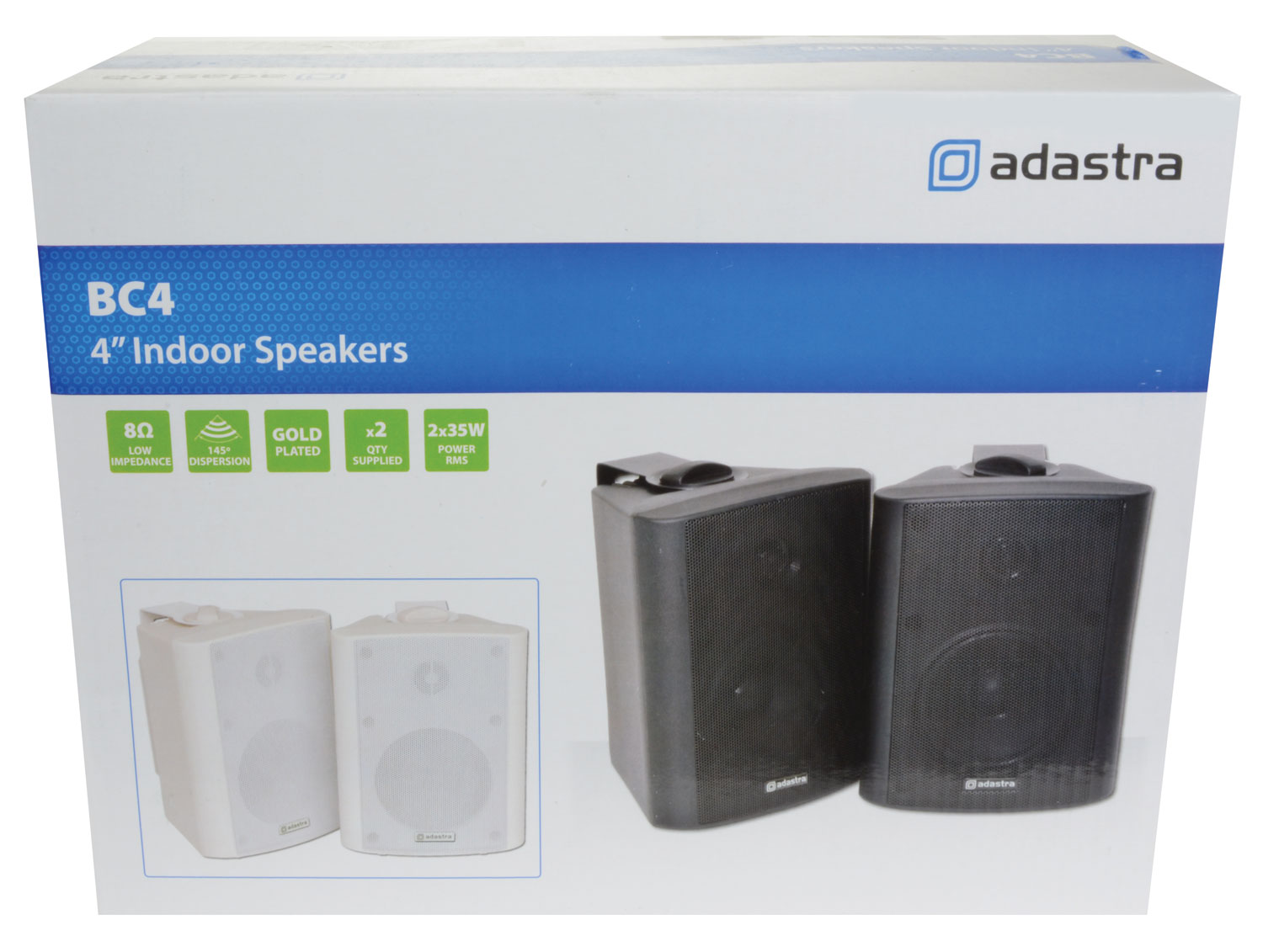 Adastra BC4-W, nástěnný 4" reproduktor, 35W, bílý, cena/pár - Obrázek 5