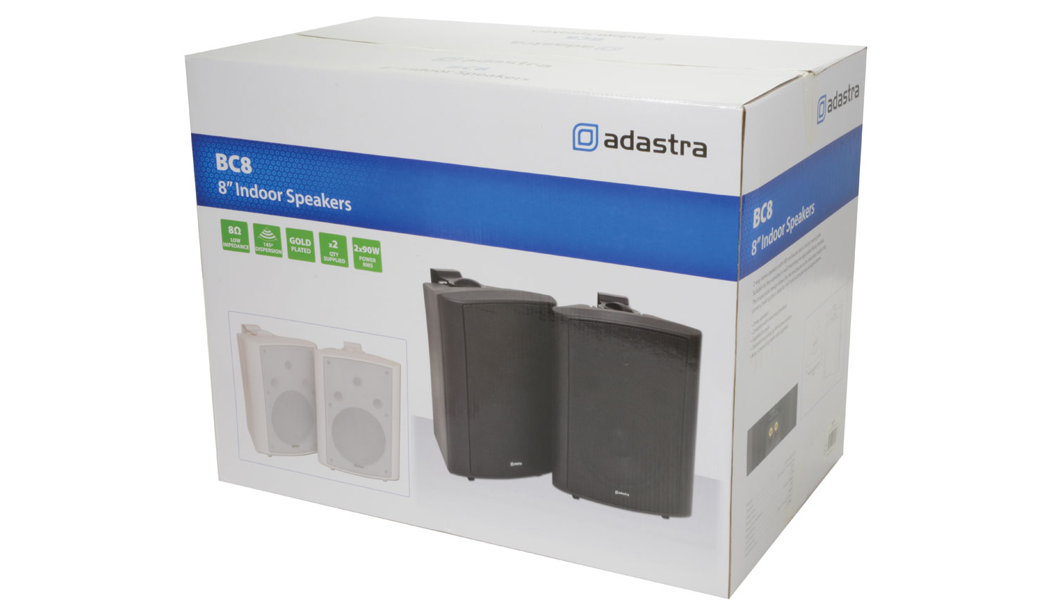 Adastra BC4-W, nástěnný 4" reproduktor, 35W, bílý, cena/pár - Obrázek 8