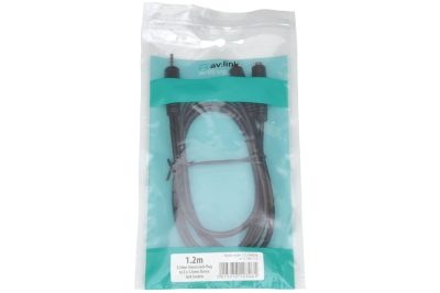 AV:link kabel 1x Jack 3.5mm stereo samec - 2x Jack 3.5mm stereo samice, 1.2m