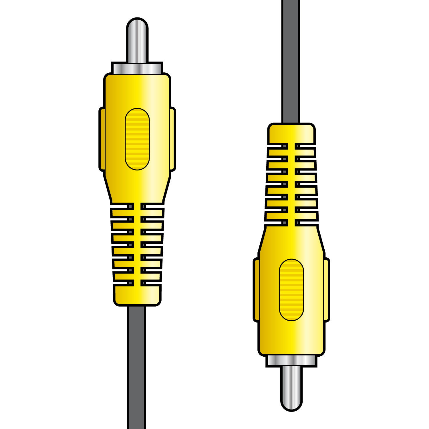 AV:link kabel 1x RCA samec - 1x RCA samec, 10m - Obrázek 3