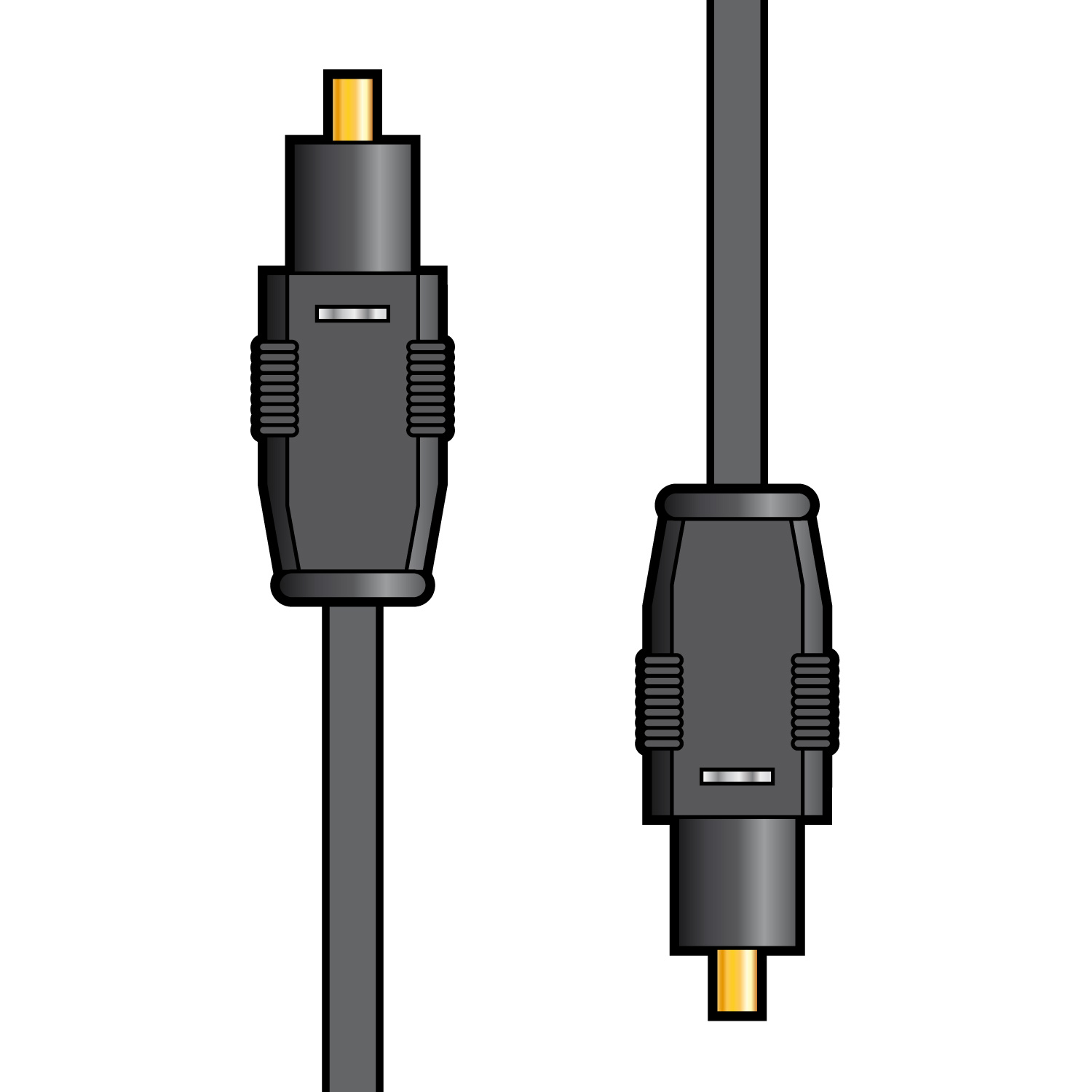 AV:link kabel optický 1x TOSlink samec - 1x TOSlink samec, 1m - Obrázek 4