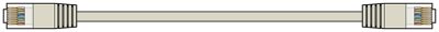 AV:link Cat5e UTP RJ45, datový kabel, 10m