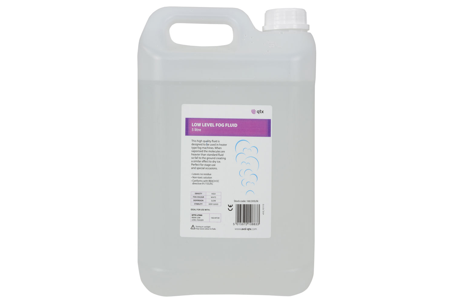 QTX náplň Low do výrobníku mlhy, 5L