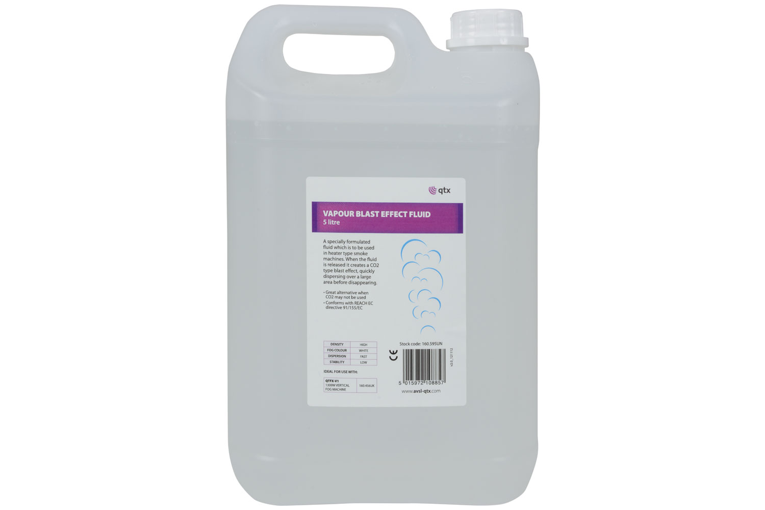 QTX náplň Blast do výrobníků mlhy, 5L