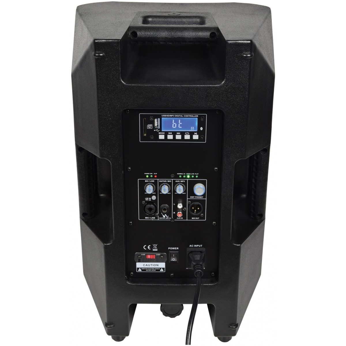 Citronic CASA-10A, aktivní 10" reprobox DSP/USB/SD/BT, 220W - Obrázek 4