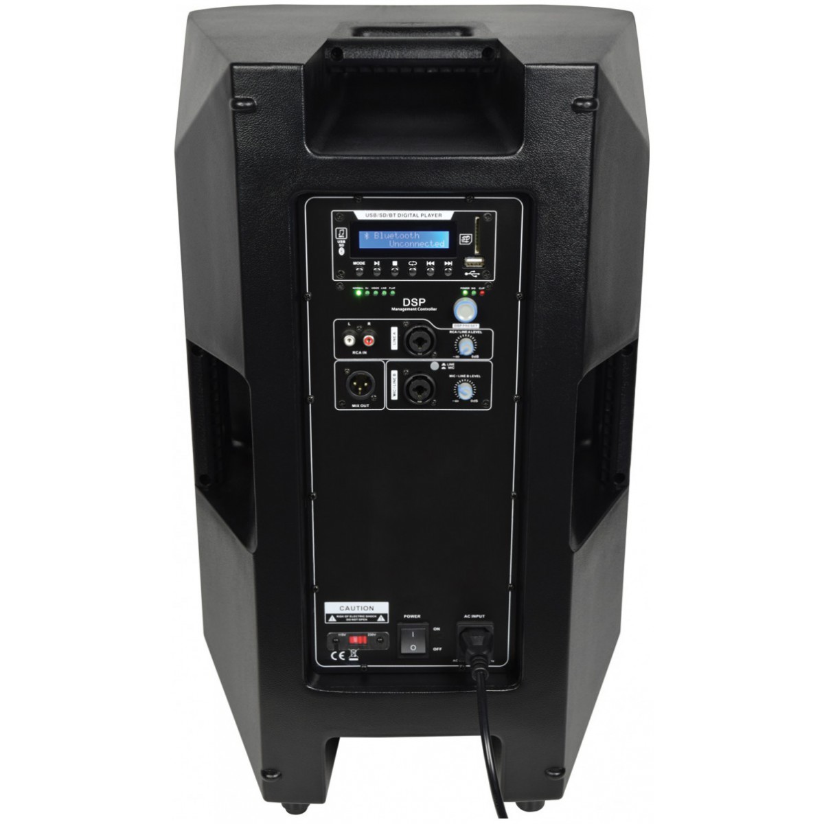 Citronic CASA-12A, aktivní 12" reprobox DSP/USB/SD/BT, 280W - Obrázek 4
